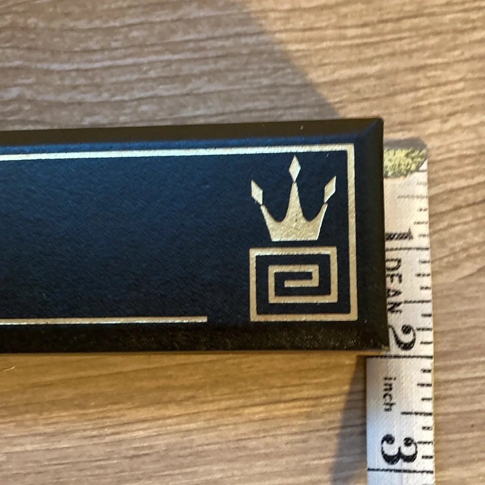 Swank Cufflinks and Tie Clip Set John gold silver
